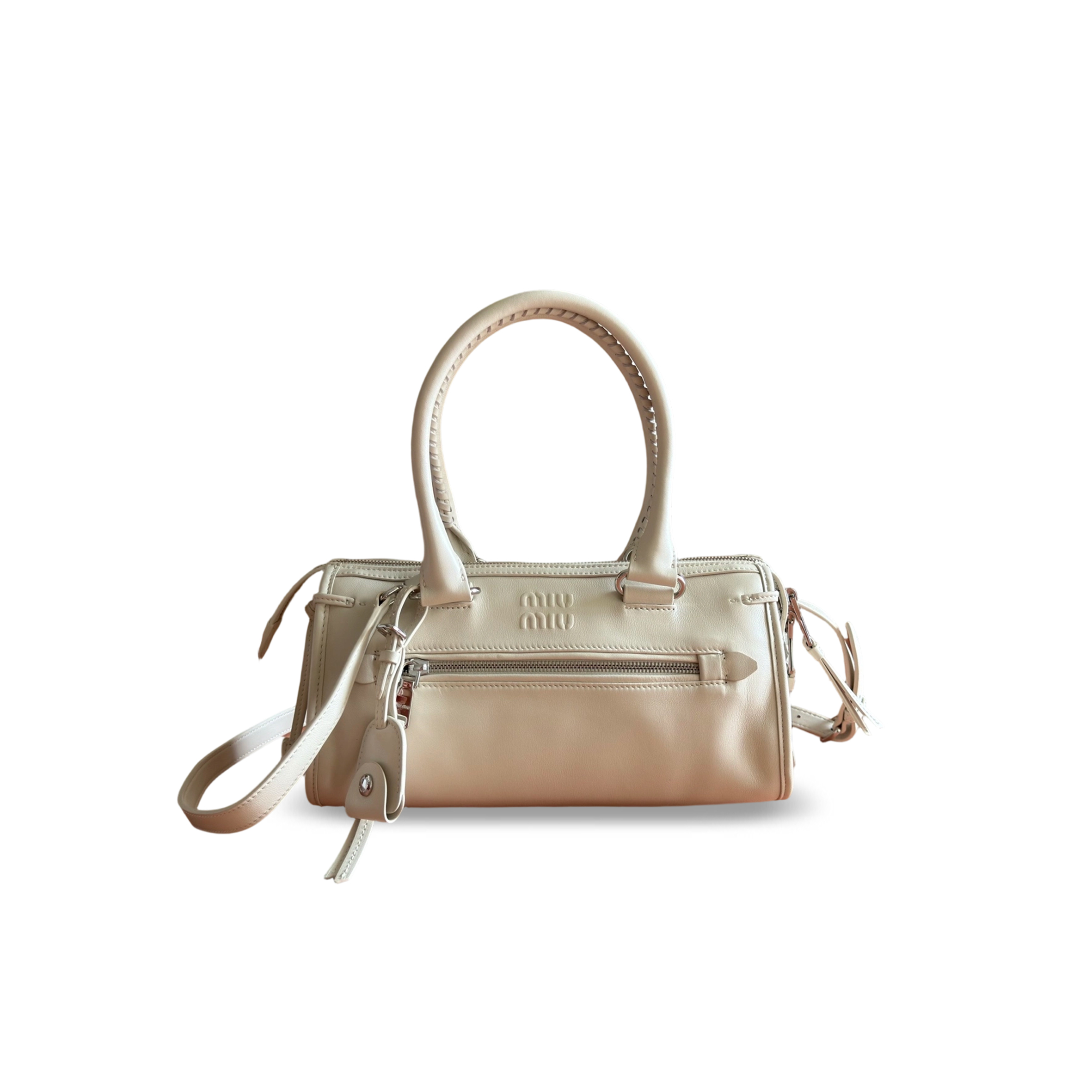 MIU MIU LEATHER HANDBAG 5BA332 (30*15*10cm)